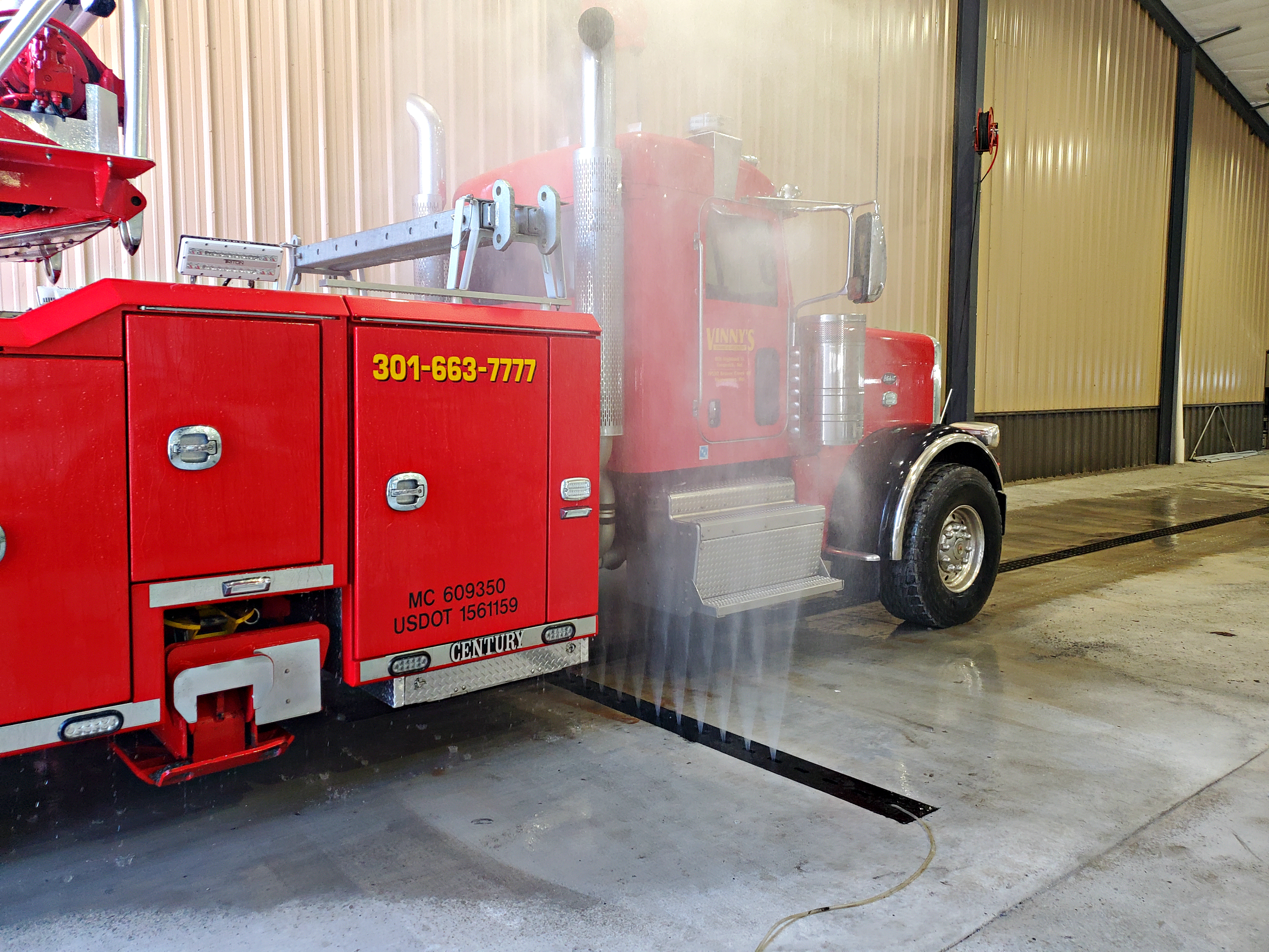 undercarriage system used on a truck